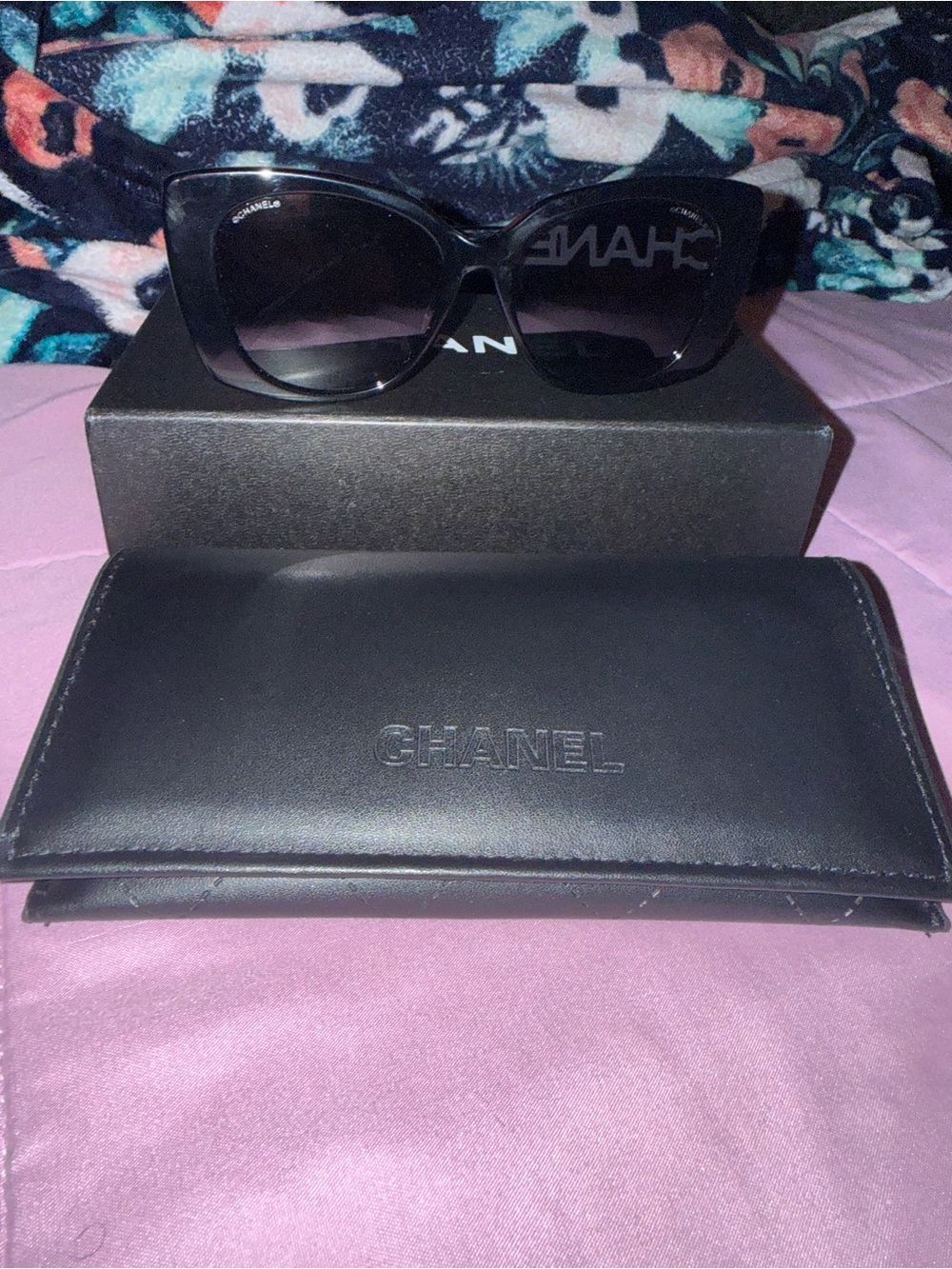 CC Sunglasses with Rhinestone Accents - Picture 6 of 9